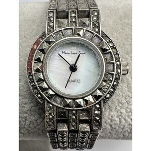 Main Line Time Ladies MOP‎ Watch New Battery B1010 24MM 7.5" F24